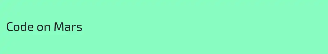 Code on Mars